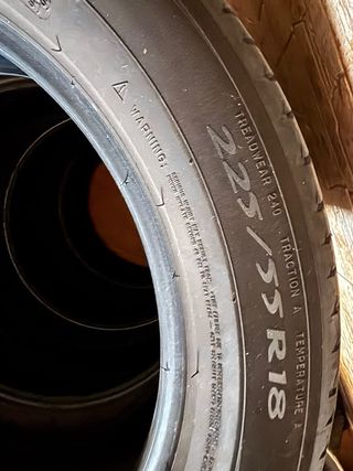 Neumáticos en buen estado 225/55R18 100€ los 4
