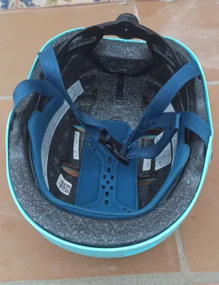 Casco Bicicleta Infantil Azul Talla XS