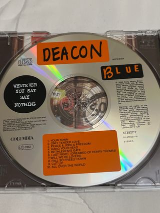 CD Deacon Blue - Say Something