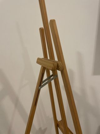 Caballete de madera para pintar