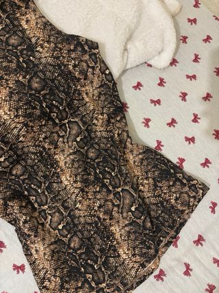 Top Zara estampado leopardo