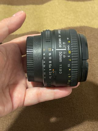 Objetivo Nikon 50mm f/1.8D
