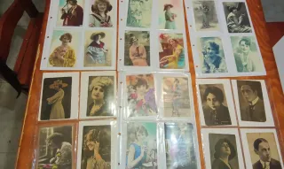 Lote Postales Antiguas Artistas Varios