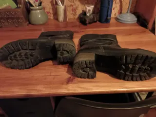 Botas de cuero Coronel Tapioca negras para lluvia