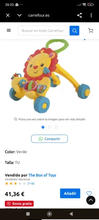 Andador León Musical y Luminoso Fisher-Price