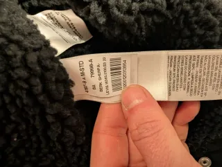 Cazadora original Levi's Negra Borrego