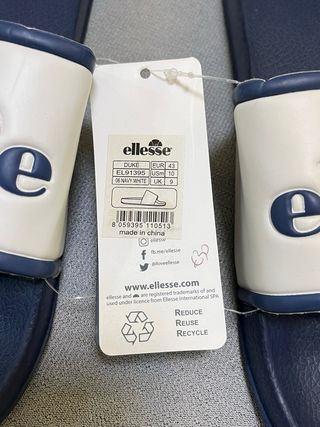 Ciabatte Ellesse Blu e Bianche Tg 43