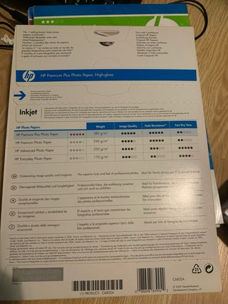 Papel Fotográfico HP Premium Plus