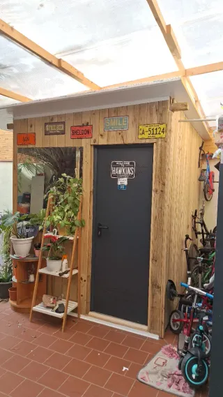 Caseta Exterior Madera Tratada, de 3 x 2 m x 2.50