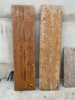 Tablones de encofrar de madera