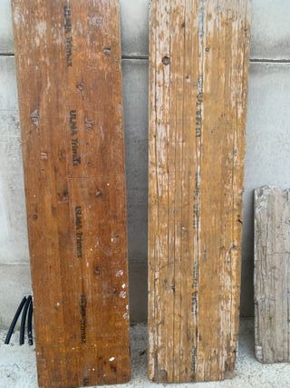 Tablones de encofrar de madera