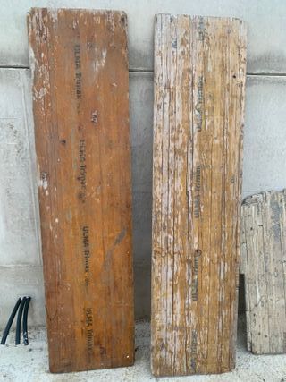 Tablones de encofrar de madera