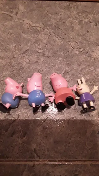 Muñecos Peppa Pig y familia