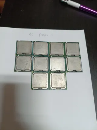 Lote 100 CPUs Intel Pentium 4, D y Core 2 Duo
