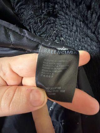 Abrigo Balenciaga Faux Fur original