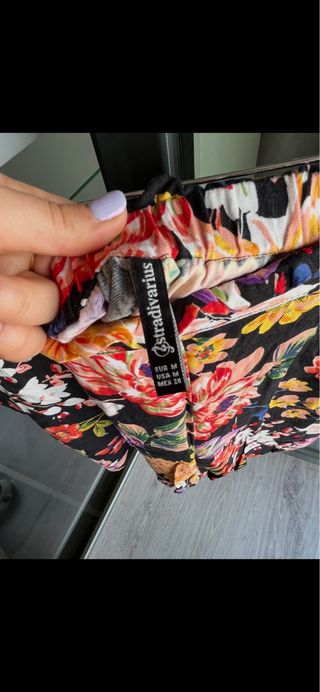 Falda pantalón floral