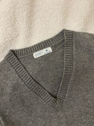 Chaleco Oversized Gris Talla M