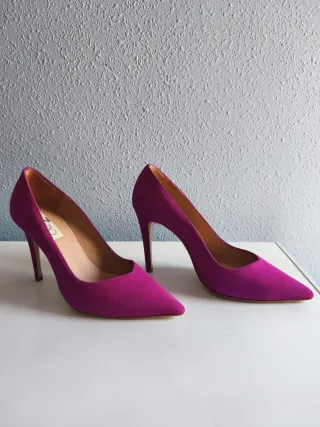 Zapatos tacón buganvilla