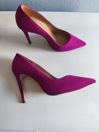 Zapatos tacón buganvilla