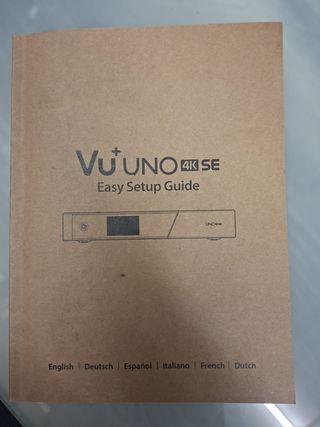 VU+ UNO 4K SE Decodificador Satélite