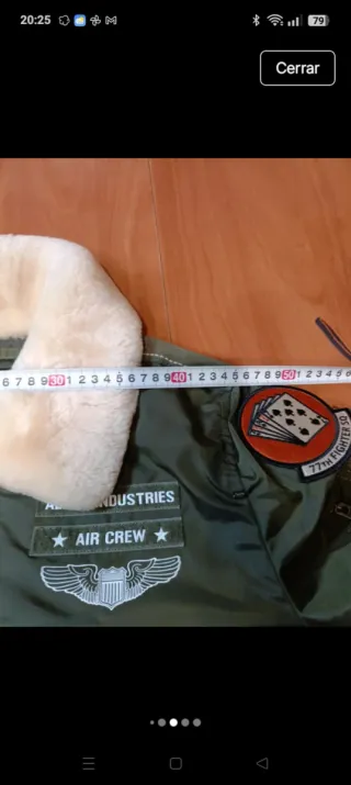 Chaqueta Alpha Industries Talla S Verde