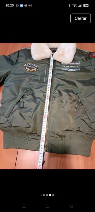 Chaqueta Alpha Industries Talla S Verde