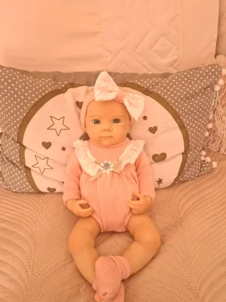 Muñeca Reborn Silicona Niña