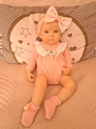 Muñeca Reborn Silicona Niña