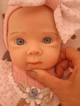Muñeca Reborn Silicona Niña