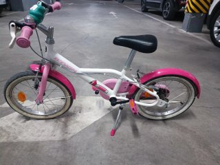Bici niña 16 4-6 años rosa BTWIN