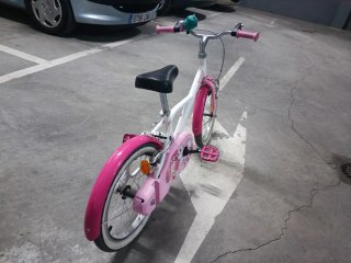 Bici niña 16 4-6 años rosa BTWIN