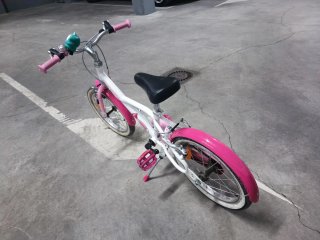 Bici niña 16 4-6 años rosa BTWIN