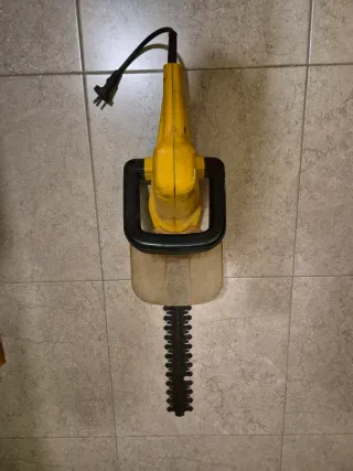 Corta setos eléctrico amarillo