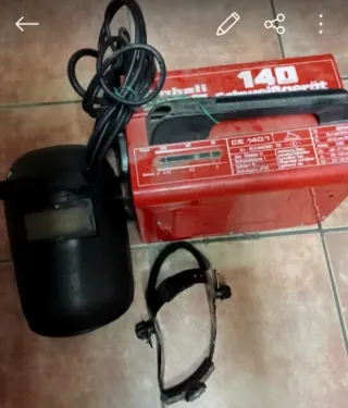 Soldadora Einhell 140A con careta