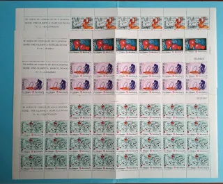 Pliegos Edifil 2994-97 Barcelona 92 Preolimpica
