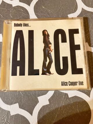 CD Alice Cooper - Nobody Likes... Alice Cooper Liv