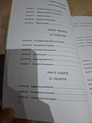 Sentir el Liderazgo: 30 lecciones