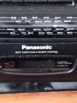 Radio Cassette Panasonic RX-FB430 Negra