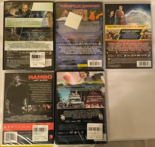 LOTE 5 PELICULAS DVD PARA ANTONIO