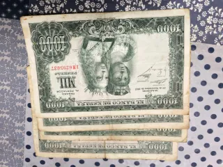 Billetes 50,100,500,y 1000