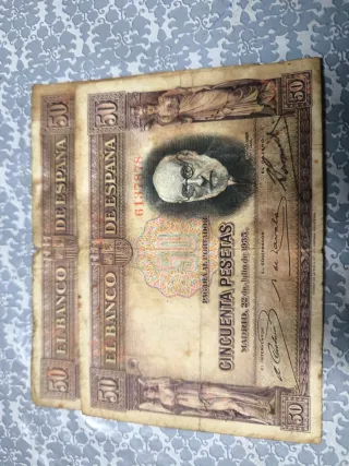 Billetes 50,100,500,y 1000