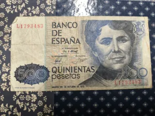Billetes 50,100,500,y 1000