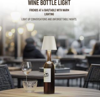 2 Lámparas LED Botella Recargables