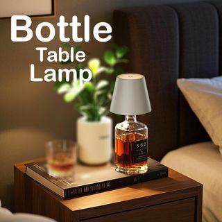 2 Lámparas LED Botella Recargables