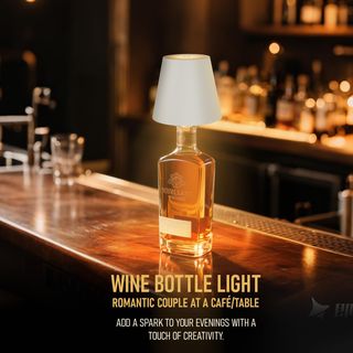 2 Lámparas LED Botella Recargables