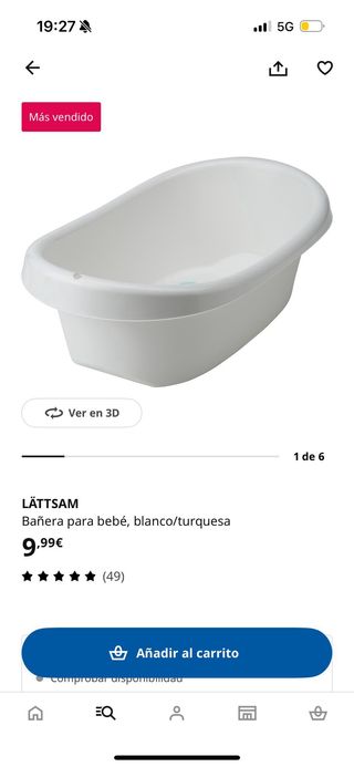 Bañera infantil IKEA