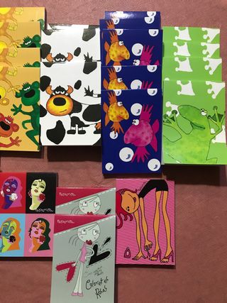 Libretas pequeñas con dibujos de animales