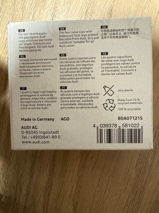 Audi Tapas de Válvula Originales