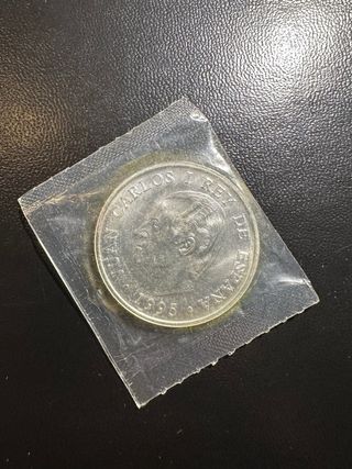 Moneda Plata España 2000 PTAS Banco España 1995