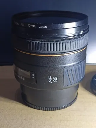 Objetivo Minolta G 85mm f1.4